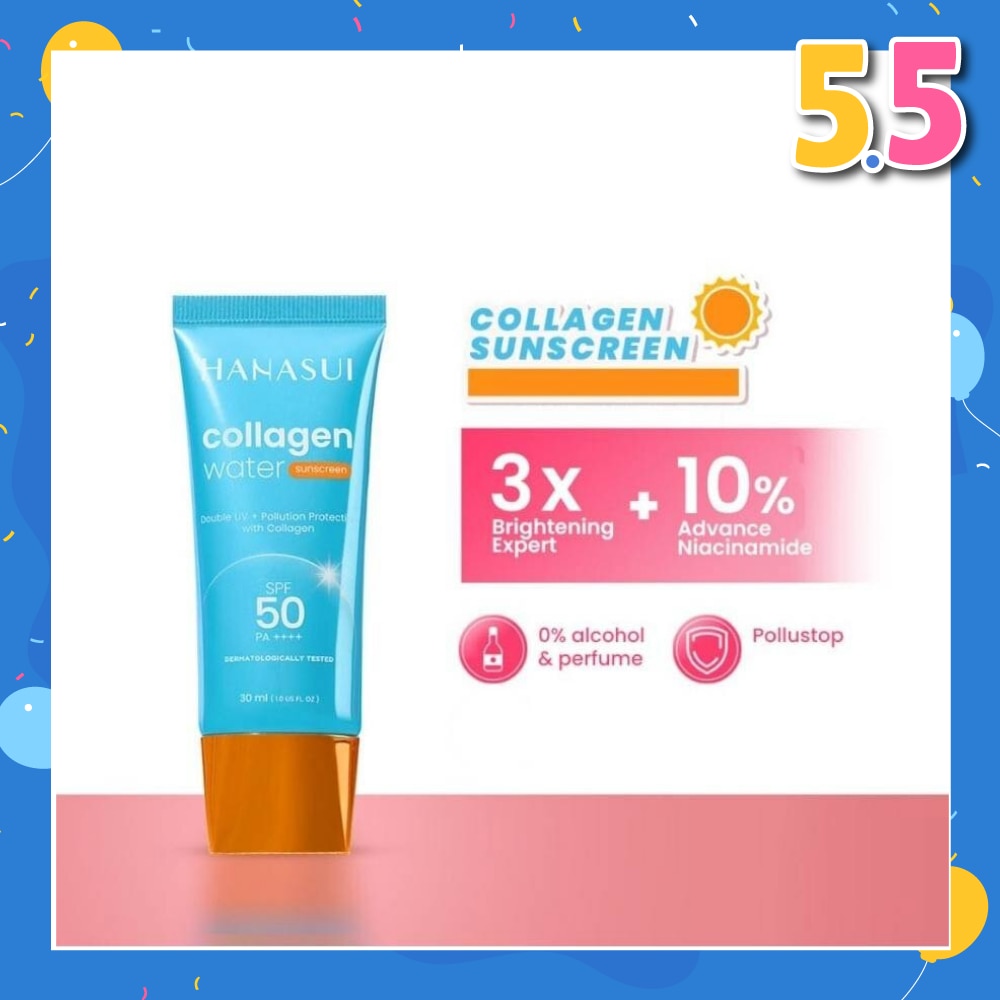 Collagen Water Sunscreen (Spf 50+, No Alcohol And No Perfume) 30g