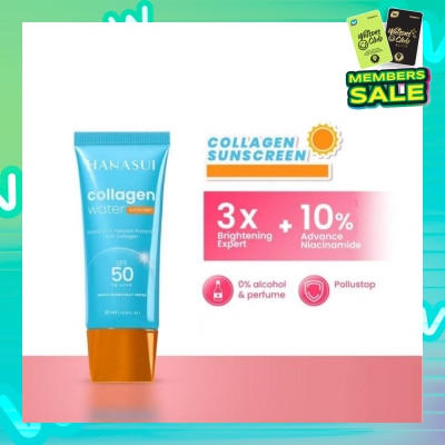 HANASUI Collagen Water Sunscreen (Spf 50+, No Alcohol And No Perfume) 30g