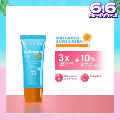 HANASUI Collagen Water Sunscreen (Spf 50+, No Alcohol And No Perfume) 30g