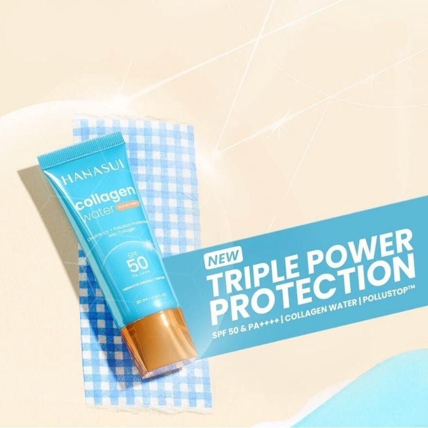 Collagen Water Sunscreen (Spf 50+, No Alcohol And No Perfume) 30g