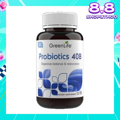 GREENLIFE Probiotics 40B (Support Digestive And Immune Health) 30s