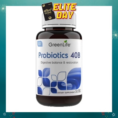 GREENLIFE - Probiotics 40B (Support Digestive And Immune Health) 30s