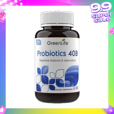 GREENLIFE Probiotics 40B (Support Digestive And Immune Health) 30s