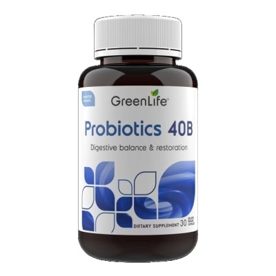 GREENLIFE Probiotics 40B (Support Digestive And Immune Health) 30s