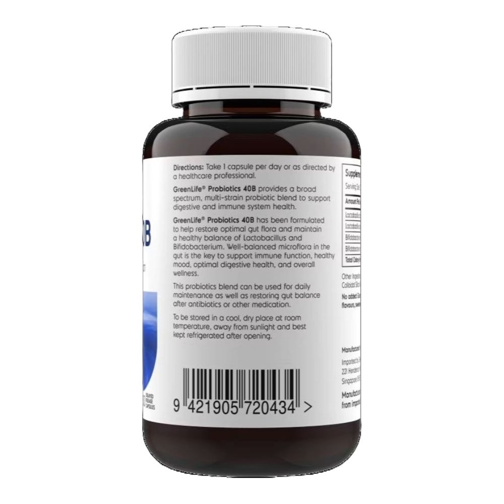 Probiotics 40B (Support Digestive And Immune Health) 30s