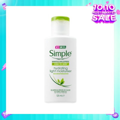 SIMPLE Kind to Skin Hydrating Light Moisturiser 125ml