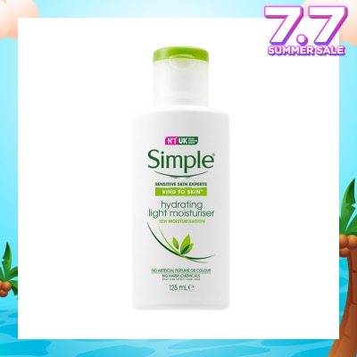 SIMPLE Kind to Skin Hydrating Light Moisturiser 125ml