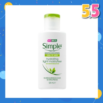 SIMPLE Kind to Skin Hydrating Light Moisturiser 125ml