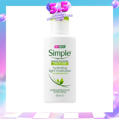 SIMPLE - Kind to Skin Hydrating Light Moisturiser 125ml