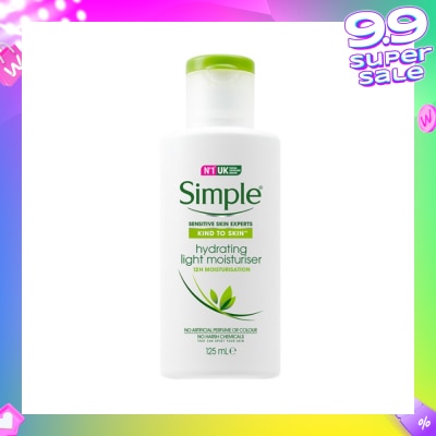 SIMPLE Kind to Skin Hydrating Light Moisturiser 125ml