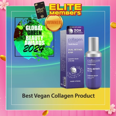 COLLAGEN BY WATSONS Dual Retinol & Ha Supreme Serum (Vegan Collagen Collume 20X More Powerful) 35ml