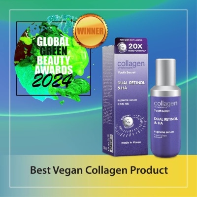 COLLAGEN BY WATSONS Dual Retinol & Ha Supreme Serum (Vegan Collagen Collume 20X More Powerful) 35ml