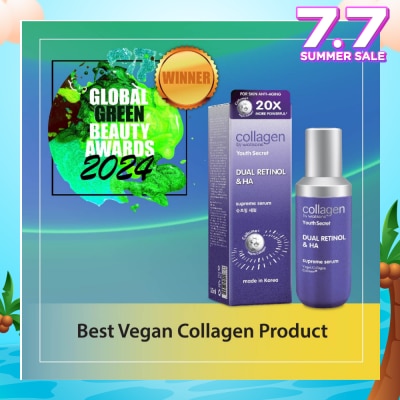 COLLAGEN BY WATSONS Dual Retinol & Ha Supreme Serum (Vegan Collagen Collume 20X More Powerful) 35ml