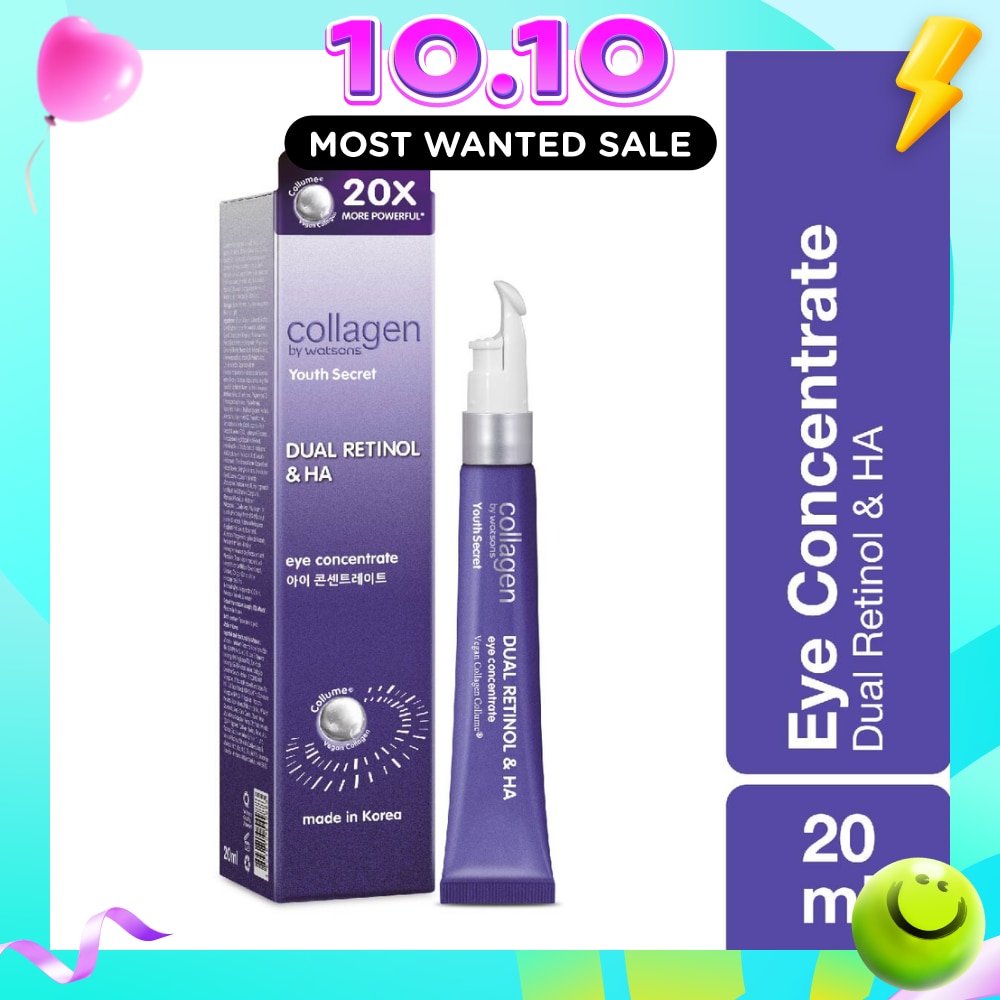 Youth Secret Dual Retinol & Ha Night Eye Concentrate (Vegan Collagen Collume 20X More Powerful) 20ml image