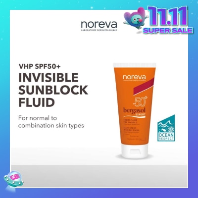 NOREVA Bergasol Expert Fluid Cream Invisible Finish Spf50+ (Normal To Combination Skin) 50ml