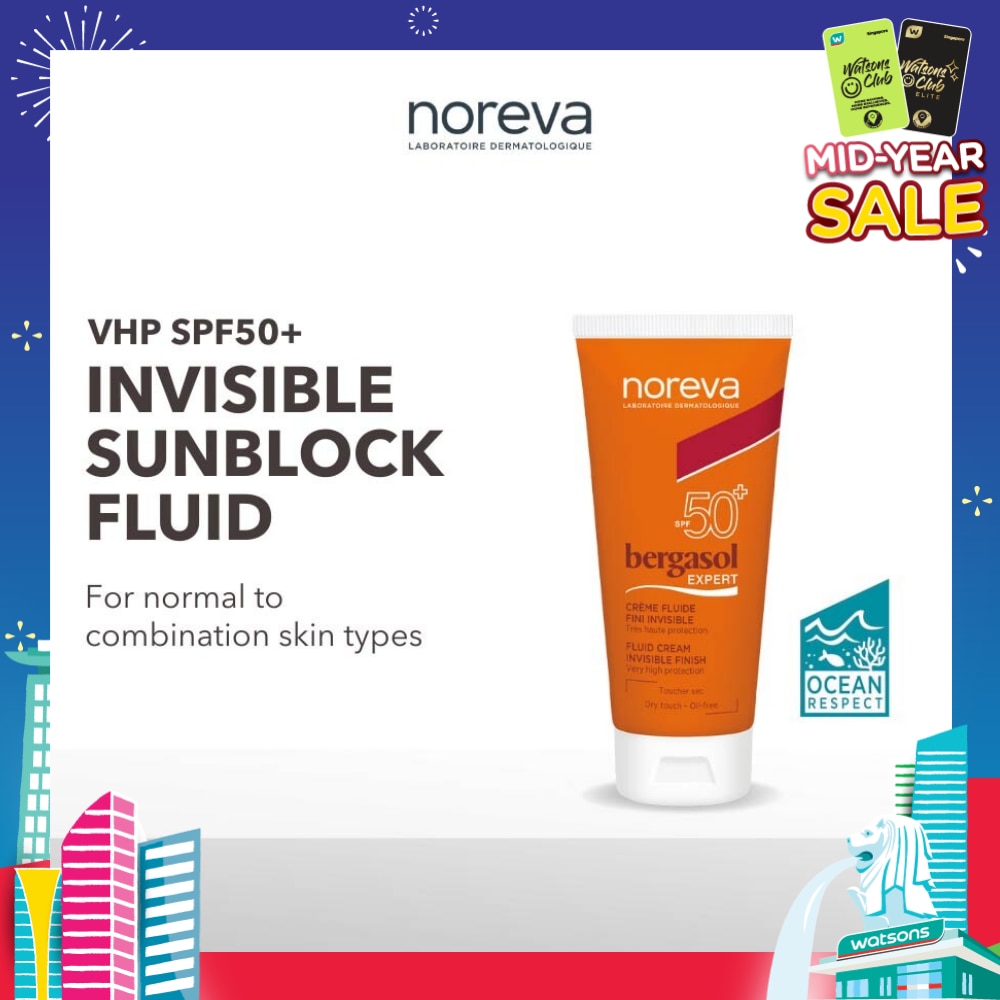 Bergasol Expert Fluid Cream Invisible Finish Spf50+ (Normal To Combination Skin) 50ml