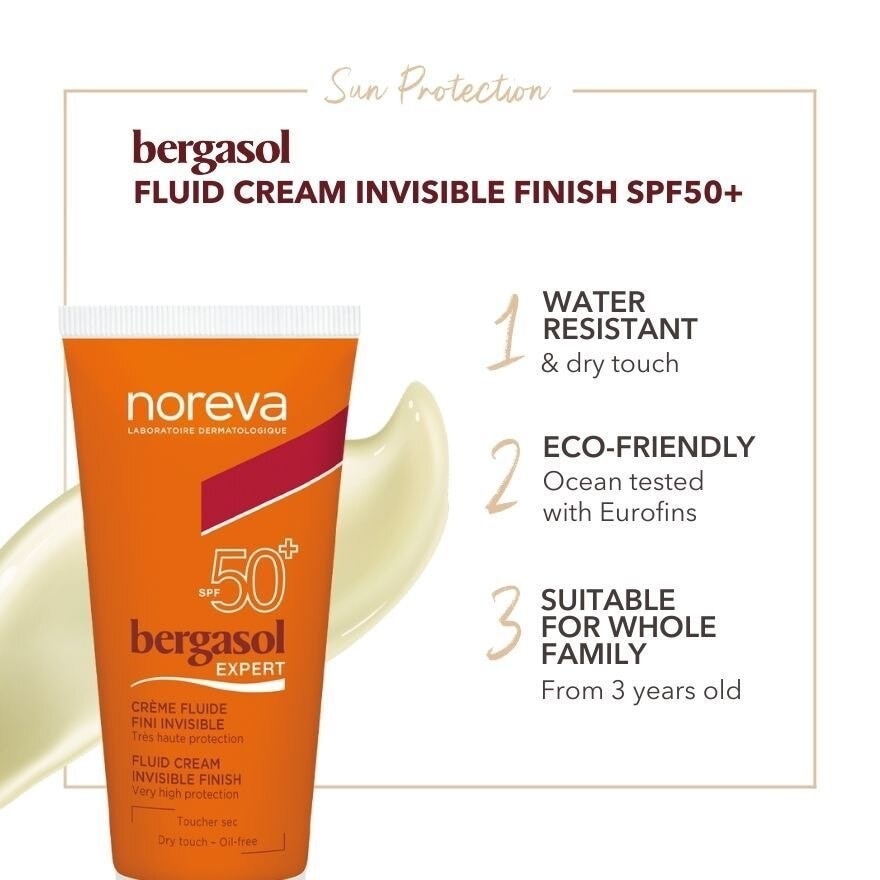 Bergasol Expert Fluid Cream Invisible Finish Spf50+ (Normal To Combination Skin) 50ml