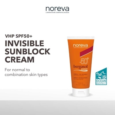 NOREVA Bergasol Expert Cream Invisible Finish Spf50+ (Anti Aging + Normal To Dry Skin) 50ml