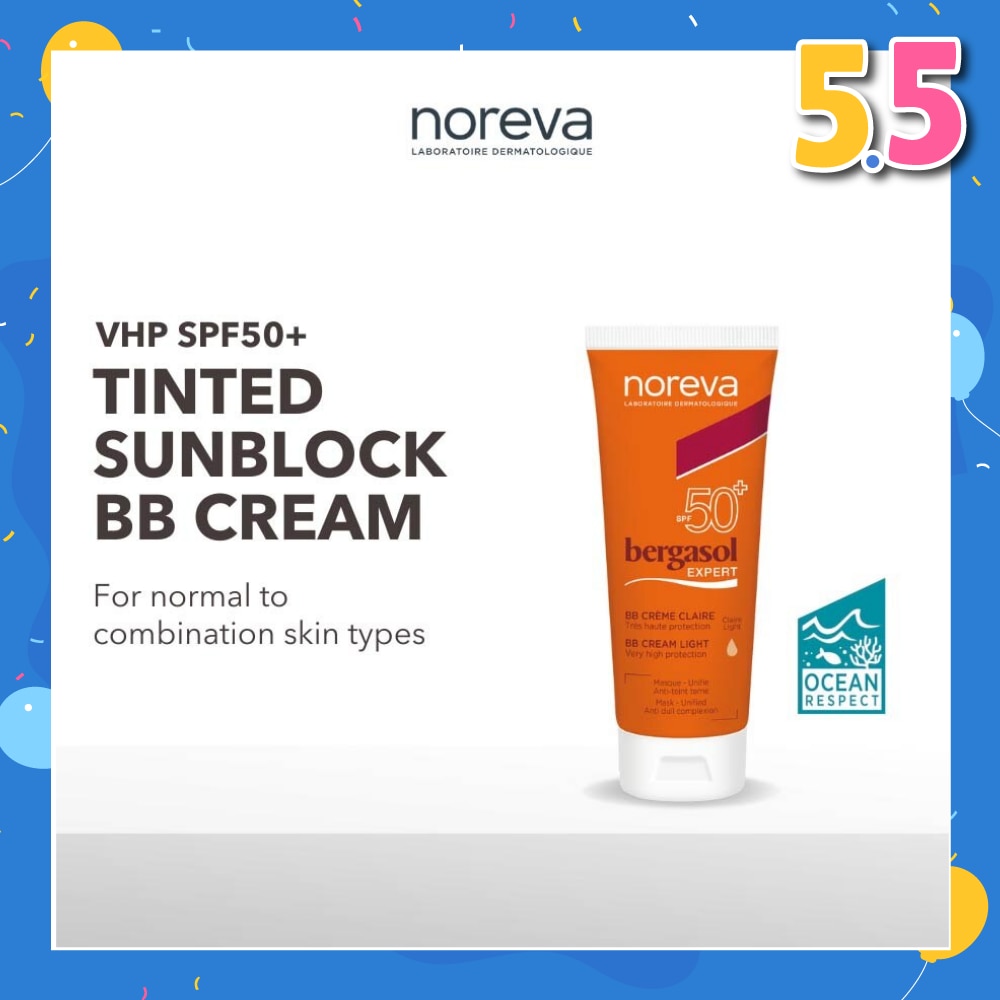Bergasol Expert Bb Cream Light Spf50+ (Light Coverage Tinted Sunblock) 40ml