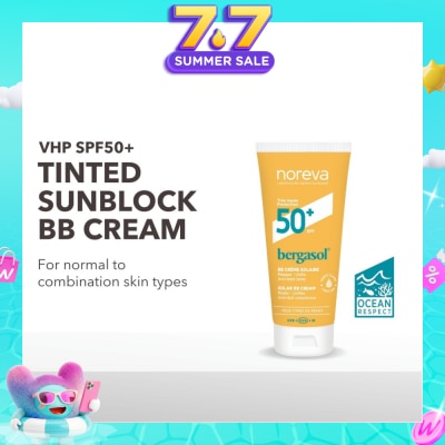 NOREVA - Bergasol Expert Bb Cream Light Spf50+ (Light Coverage Tinted Sunblock) 40ml