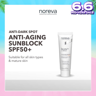 NOREVA Iklen+ Uv Protect Preventive Suncare Vhp Spf 50+ (Anti Aging Sunblock + Anti Dark Spot) 30ml