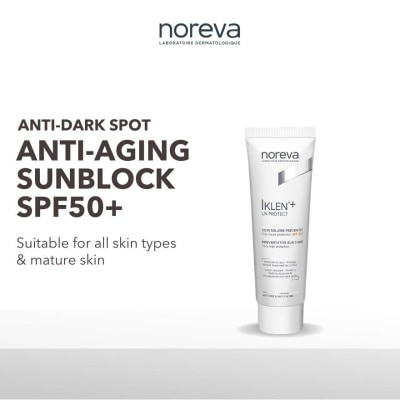 NOREVA Iklen+ Uv Protect Preventive Suncare Vhp Spf 50+ (Anti Aging Sunblock + Anti Dark Spot) 30ml