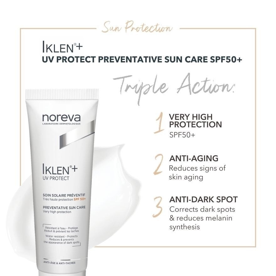 Iklen+ Uv Protect Preventive Suncare Vhp Spf 50+ (Anti Aging Sunblock + Anti Dark Spot) 30ml