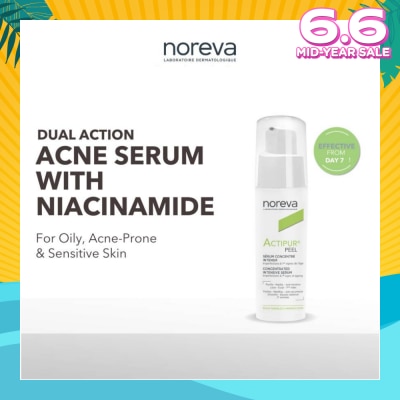 NOREVA Actipur Peel Concentrated Intensive Serum (Peeling Serum + Niacinamide For Oily, Acne Prone Skin) 30ml