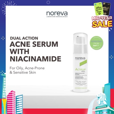 NOREVA Actipur Peel Concentrated Intensive Serum (Peeling Serum + Niacinamide For Oily, Acne Prone Skin) 30ml