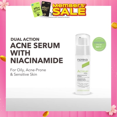 NOREVA Actipur Peel Concentrated Intensive Serum (Peeling Serum + Niacinamide For Oily, Acne Prone Skin) 30ml (Expiry: Sep`2026)