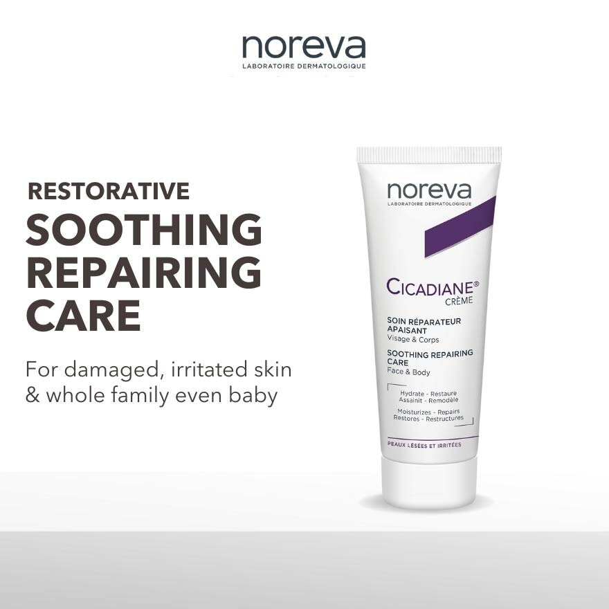 Cicadiane Soothing Repair Cream For Dry, Damaged Or Irritated Skin (For Face, Body And Peri Mucous Area) 40ml