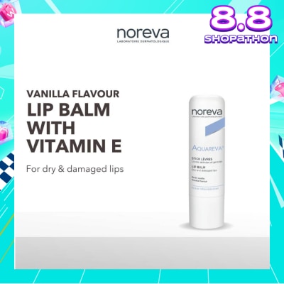 NOREVA Aquareva Moisturizing Lip Balm With Vanila Flavour 4g