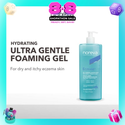 NOREVA - Eczeane Gentle Foaming Gel (For Eczema, Dry To Atopic Skin, Face, And Body) 1000ml