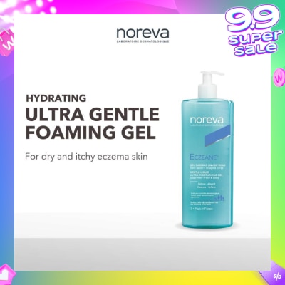 NOREVA Eczeane Gentle Foaming Gel (For Eczema, Dry To Atopic Skin, Face, And Body) 1000ml