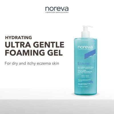 NOREVA Eczeane Gentle Foaming Gel (For Eczema, Dry To Atopic Skin, Face, And Body) 1000ml