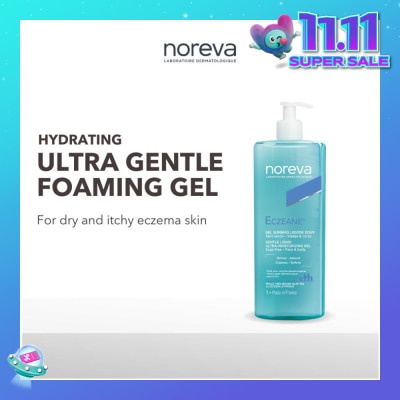 NOREVA Eczeane Gentle Foaming Gel (For Eczema, Dry To Atopic Skin, Face, And Body) 1000ml