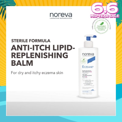 NOREVA Eczeane Anti Itch Lipid Replenishing Balm 48 Hour (For Dry To Atopic Skin + Sterile Formula No Preservatives) 400ml