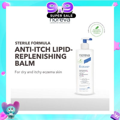 NOREVA - Eczeane Anti Itch Lipid Replenishing Balm 48 Hour (For Dry To Atopic Skin + Sterile Formula No Preservatives) 400ml image