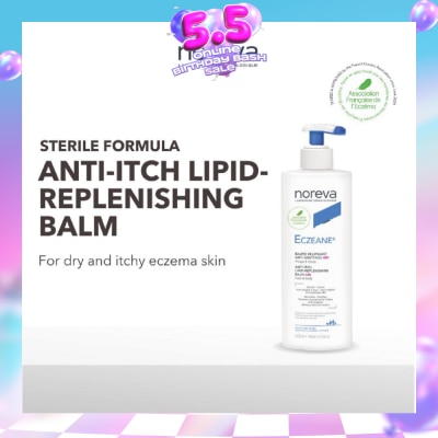 NOREVA - Eczeane Anti Itch Lipid Replenishing Balm 48 Hour (For Dry To Atopic Skin + Sterile Formula No Preservatives) 400ml