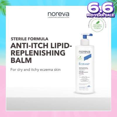 NOREVA Eczeane Anti Itch Lipid Replenishing Balm 48 Hour (For Dry To Atopic Skin + Sterile Formula No Preservatives) 400ml