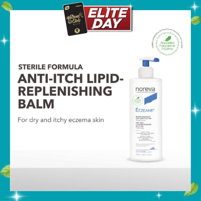 NOREVA Eczeane Anti Itch Lipid Replenishing Balm 48 Hour (For Dry To Atopic Skin + Sterile Formula No Preservatives) 400ml image