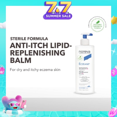 NOREVA - Eczeane Anti Itch Lipid Replenishing Balm 48 Hour (For Dry To Atopic Skin + Sterile Formula No Preservatives) 400ml