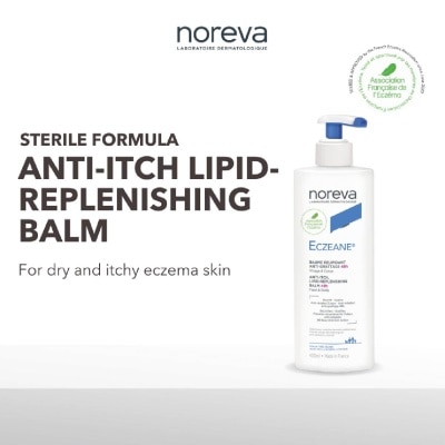 NOREVA Eczeane Anti Itch Lipid Replenishing Balm 48 Hour (For Dry To Atopic Skin + Sterile Formula No Preservatives) 400ml