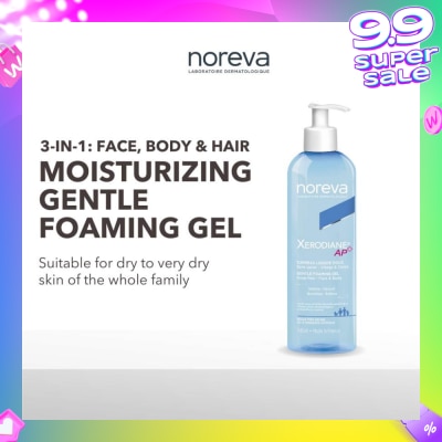 NOREVA Xerodiane Ap+ Gentle Foaming Gel (For Very Dry & Atopic Skin & Suitable For Whole Family) 745ml