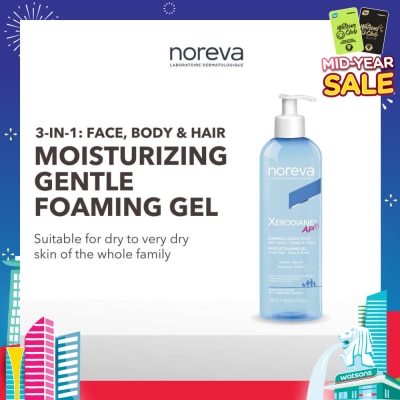 NOREVA Xerodiane Ap+ Gentle Foaming Gel (For Very Dry & Atopic Skin & Suitable For Whole Family) 745ml