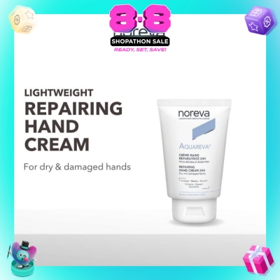 NOREVA - Aquareva Repairing Hand Cream 24 Hour (For Dry & Cracked Hand) 50ml