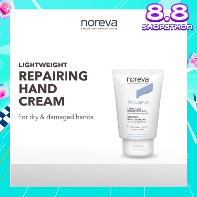 NOREVA Aquareva Repairing Hand Cream 24 Hour (For Dry & Cracked Hand) 50ml