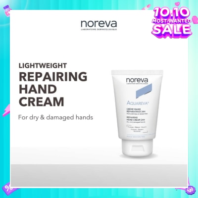 NOREVA Aquareva Repairing Hand Cream 24 Hour (For Dry & Cracked Hand) 50ml