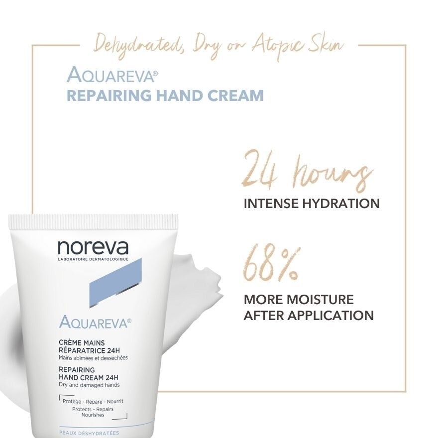 Aquareva Repairing Hand Cream 24 Hour (For Dry & Cracked Hand) 50ml