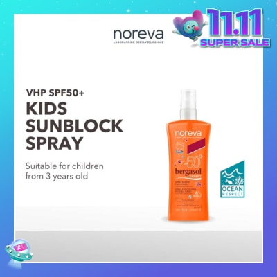 NOREVA Bergasol Expert Children's Spray SPF50+ 125ml (Expiry: April`2026)